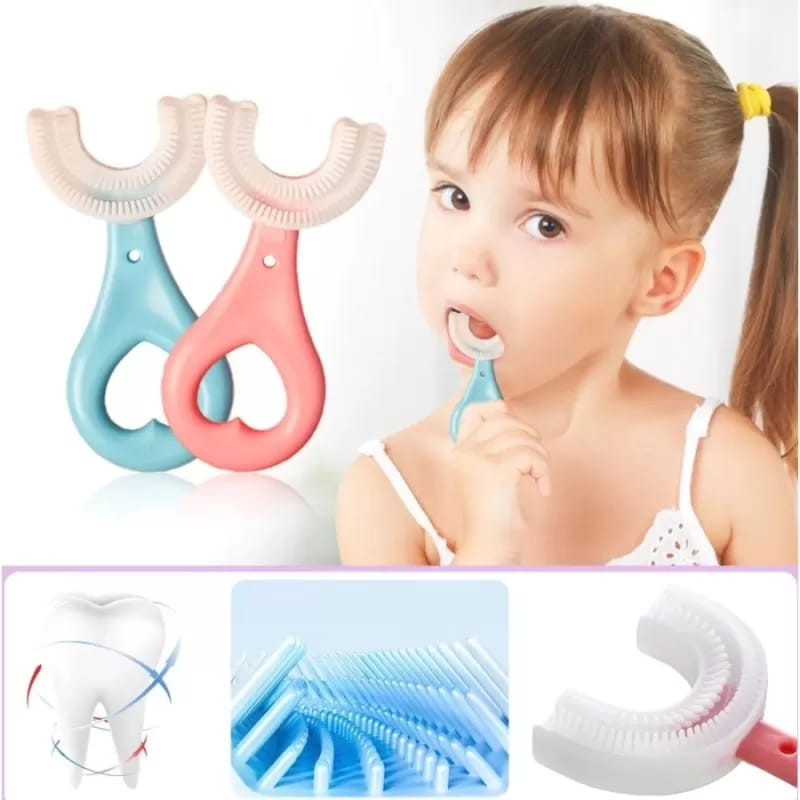 U Shaped baby toothbrush
