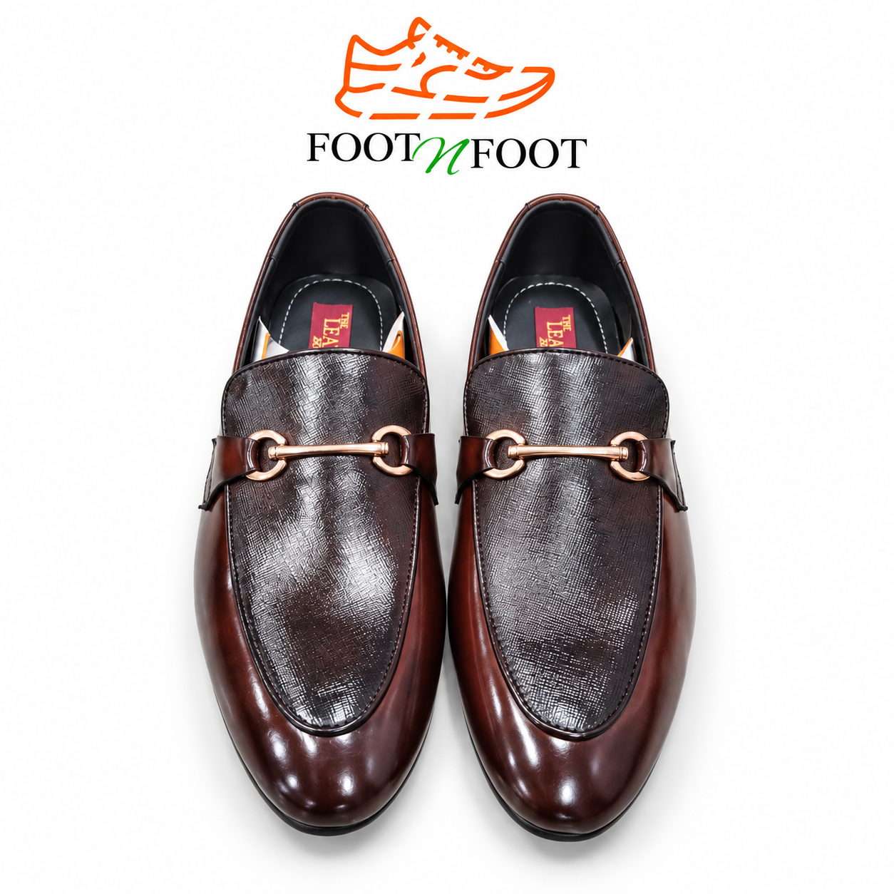 BROWN HORSEBIT LEATHER LOAFERS