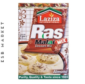 Laziza rasmalai dessert mix almond 75g