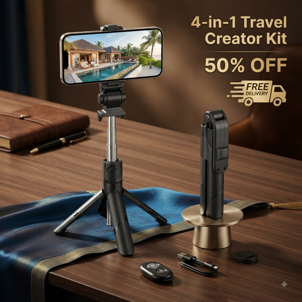 110cm All-in-One Creator Kit with Tripod | 50% OFF & Free Delivery