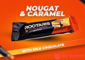 ROOTARIS NOUGAT & CARAMEL CHOCOLATE 30GM