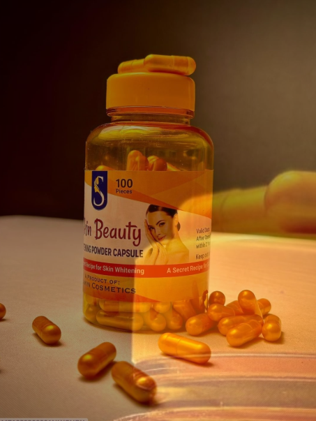 Whitening capsules
